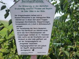 | QDT2023 | Thüringen | Sülzfeld | Schild-Bernhardtslinde |